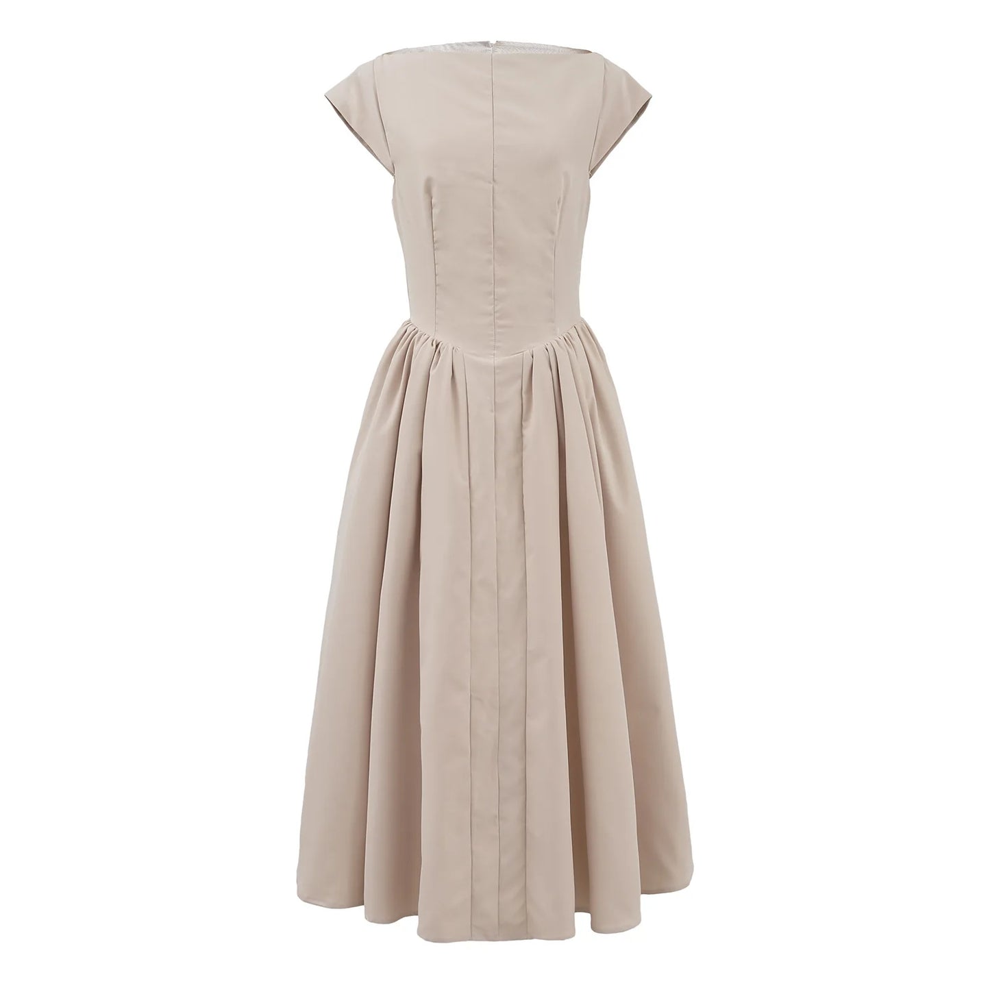 Genevieve Pleated Midi Dress