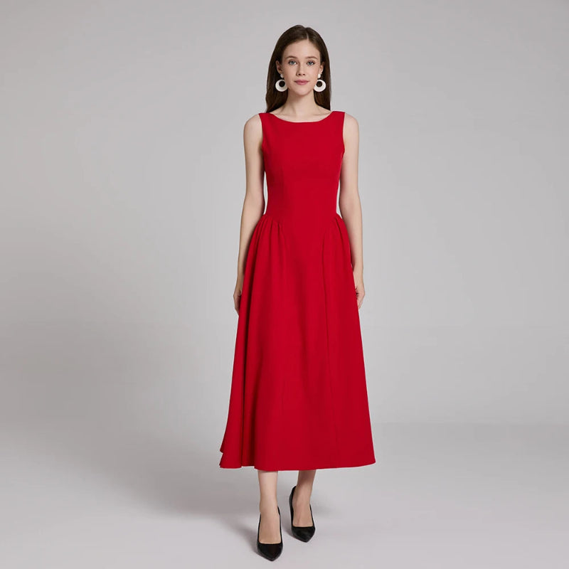 Vivienne A-Line Midi Dress