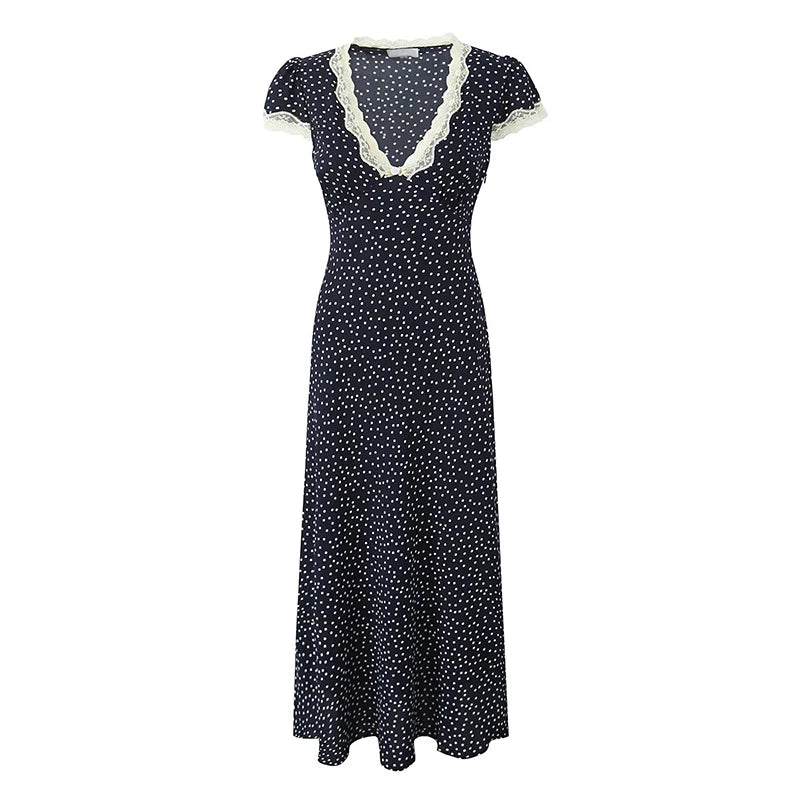 Colette Polka Dot Midi Dress