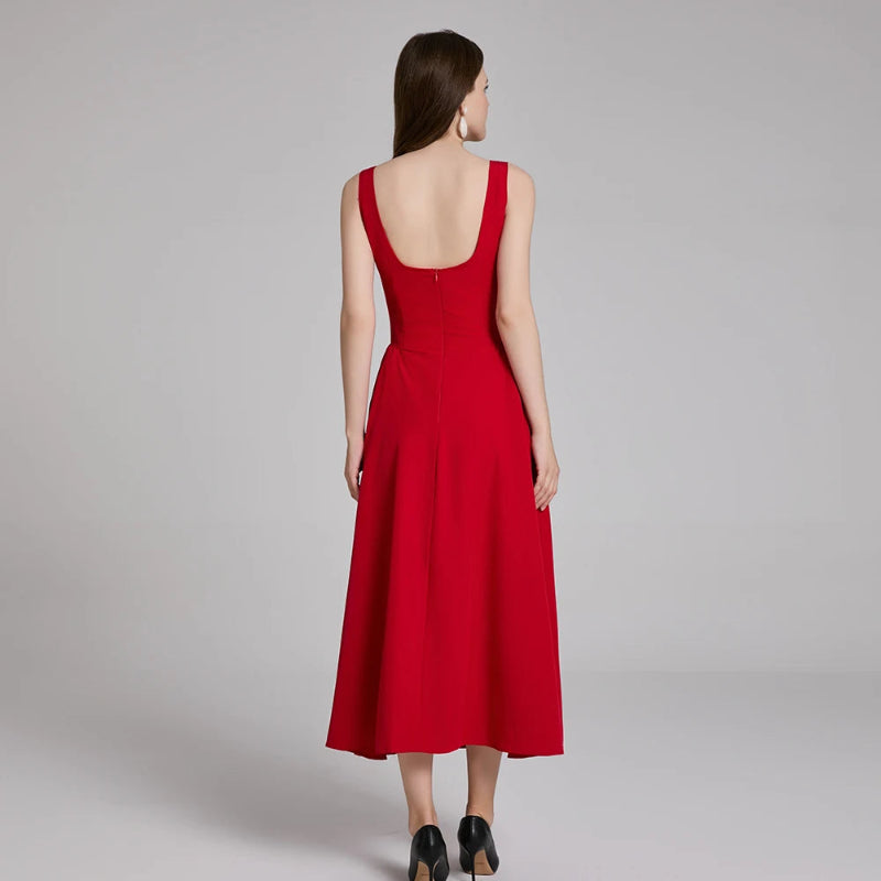 Vivienne A-Line Midi Dress