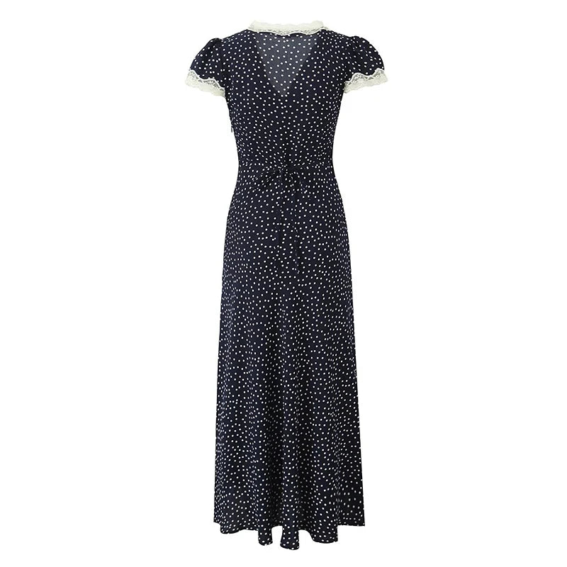 Colette Polka Dot Midi Dress
