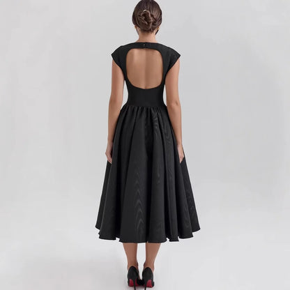 Genevieve Pleated Midi Dress
